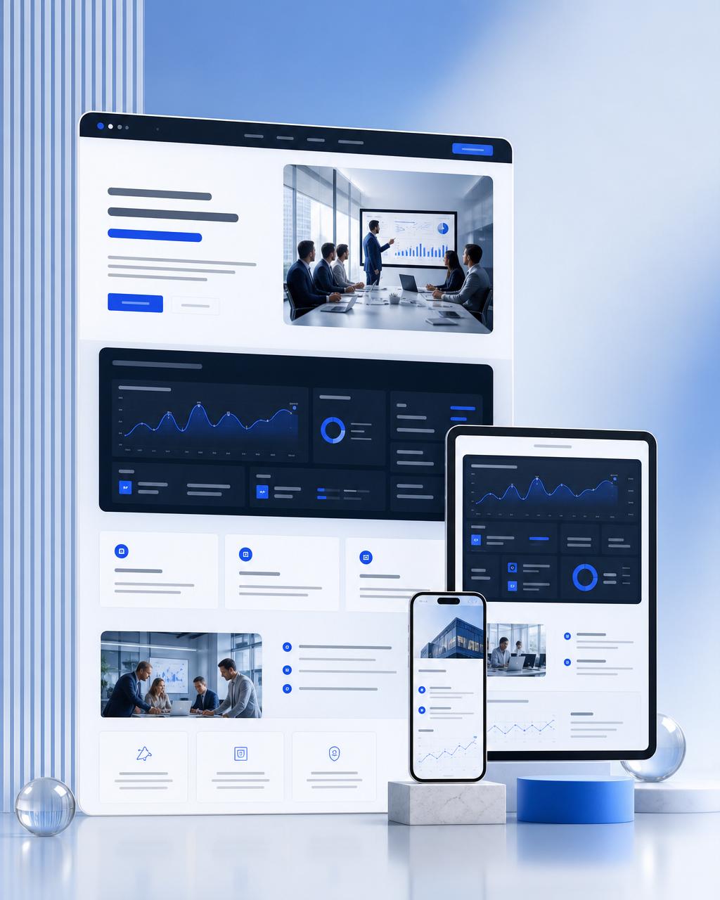 Webdesign — Beispielhafte Arbeit